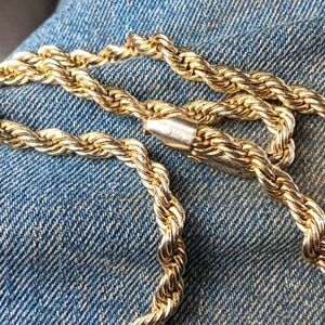 14K gold filled 6mm rope